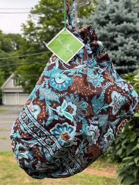 Vera Bradley Java Blue Ditty Bag NWT Vintage 2006 Travel Wet Bag Retired
